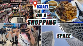 I went shopping  Azrieli Mall Tel Aviv  Urbanica  Travel to Israel  Tel Aviv Vlog [upl. by Finnegan]