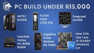 Evetech Buyers Guide 26  Best budget build for 1080p GAMING R15000 Total [upl. by Elleuqar262]