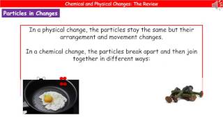 OCR Gateway A C112 Chemical and Physical Changes Summary [upl. by Nnairek]