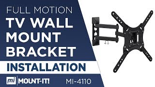 Full Motion TV Wall Mount  Assembly MI4110 [upl. by Thurlough]