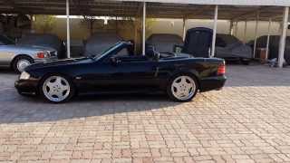 alyehlis MB 1998 Black R129 AMG SL 60 71000Km  From 0  200 KMH [upl. by Attenej]