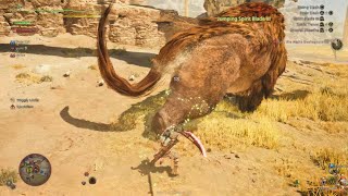 Long Sword Mount Finisher Monster Hunter Wilds Beta [upl. by Anilorac]