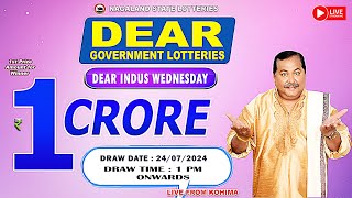 LOTTERY LIVE DEAR LOTTERY SAMBAD 1PM LIVE DRAW TODAY 24072024  Will You Are the Next Crorepati [upl. by Aniroc]