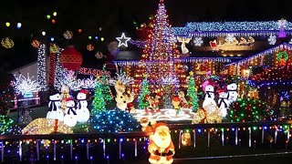 Best Christmas Lights Display 2022 🎅🎄⛄ [upl. by Notluf]