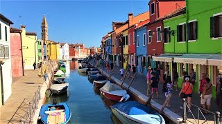 Murano And Burano 2018 Beautiful Island In One Day Tour  Venice [upl. by Korry]