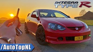 HONDA INTEGRA TYPE R DC5  REVIEW POV on ROAD amp AUTOBAHN NO SPEED LIMIT by AutoTopNL [upl. by Leahcimluap]