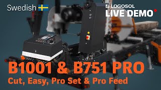 SMART AUTOMATISK SÅGNING med genomgång av Cut Set  Easy Set  Pro Set  Pro Feed  LOGOSOL LIVE [upl. by Orlantha]