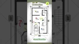 18× 30 house plan with porch nice 1bhk house design 18 by 30 houseplan homedesign housemap [upl. by Zantos]