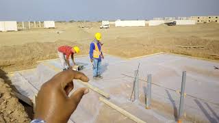 Laying of Polyethylene sheet under the PCC Or under the foundations [upl. by Nnahs]