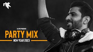 DJ NYK  New Year 2023 Party Mix  Yearmix  Non Stop Bollywood Punjabi English Remix Songs [upl. by Nived]