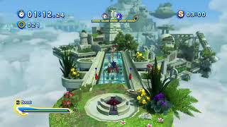 Sonic X Shadow Generations  Sky Sanctuary Act 2 Challenge 4 S Rank PS4 [upl. by Chansoo]