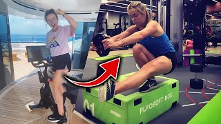 Top 2024 Elina Svitolina Tennis Gym Workout [upl. by Willa]