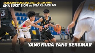 SMA BUKIT SION vs SMA CHARITAS  Highlights Honda DBL 2021 DKI Jakarta [upl. by Eihtur]