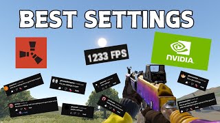 BEST RUST SETTINGS 2024 FPS BOOST STRETCHED RES COLOR COMMANDS VISIBILITY [upl. by Undry999]