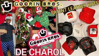 GORRAS GOORIN BROS DE CHAROL😱🔥UNBOXING goorinbros PATENT LEATHER HATS🎄🎅 [upl. by Ias]