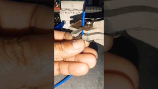 Proper single wire connection method  electrical wiring idea shorts [upl. by Ailecec]