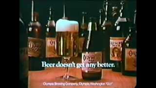 Olympia Beer 1974 TV commercial [upl. by Lladnek]