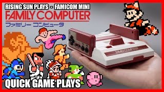 Nintendo Famicom Mini  Quick play of each game [upl. by Eisus]