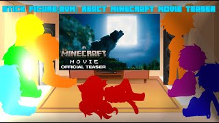 Stick FigureAVM React Minecraft Movie Teaser [upl. by Verney]