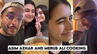 Asim Azhar and Merub Ali making hotpot together  Cooking mini vlog hotpot asimazhar merubali [upl. by Lempres]