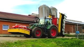 SOUND 4 Schnitt 2013  FENDT 724 Vario amp Pöttinger Novacat V10 ED [upl. by Rives]