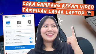 Cara Merekam Layar di Laptop Windows [upl. by Lassiter]