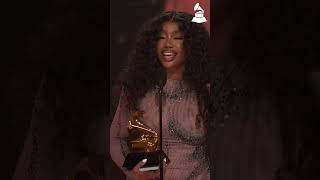 SZA Wins Best RampB Song At 2024 GRAMMYs sza snooze sos [upl. by Leno]