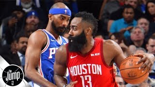 Did Corey Brewer follow Scottie Pippen’s advice on guarding James Harden  The Jump [upl. by Zosima]