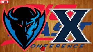 DEPAUL vs XAVIER BIG EAST BASKETBALL LIVE GAME CAST amp CHAT [upl. by Marela]