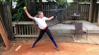 Softball Pitching Instruction progression drills [upl. by Westlund621]