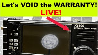 Voiding the X6100 Warranty Live Whats it look like on the inside [upl. by Adnirb]