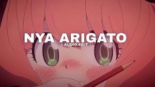 LEATEQ  TOKYO NYA ARIGATO  AUDIO EDIT [upl. by Yug]