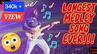 Arijit Singh – THE BEST LONGEST MEDLEY SONG Live in Indoor Stadium Singapore 2023 [upl. by Verda]