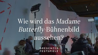 Das Bühnenbild für MADAME BUTTERFLY entsteht [upl. by Hesky]