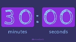 30 minutes countdown  purple [upl. by Anav]