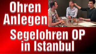 Segelohren OPERATION Türkei Ohren anlegen lassen Türkei Medical Exclusive Ohrenoperation [upl. by Oeak659]