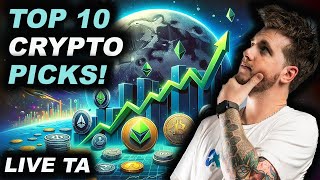 TOP 10 CRYPTO PICKS Are You PREPARED For The BULL RUN [upl. by Kirschner]