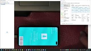 Samsung enter download mode example SMG975FDS Galaxy S10 [upl. by Mulligan971]