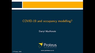 COVID19 and occupancy modelling [upl. by Nelleoj]