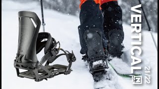 2022 ナイトロ スノーボード NITROVertical Splitboard Binding日本語字幕付き バーティカル スプリットボード バインディング [upl. by Julianna406]