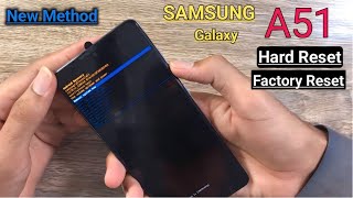 Samsung Galaxy A51 Factory Reset  How to Hard Reset Samsung A51 SMA515f [upl. by Rhynd]