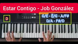 Estar Contigo Job González Tutorial Piano Intro [upl. by Shawna]