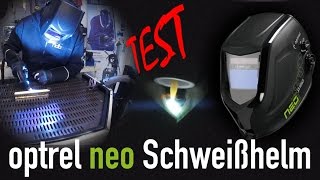 Automatik Schweißhelm optrel NEO  p550 Schweißerhelm WIG Kopfschutz [upl. by Drice]