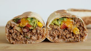 Beef Burrito Recipe [upl. by Malinde]