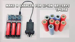 make a charger for Liion battery 18650parallel charging connection  using in mobile charger CB [upl. by Areemas269]