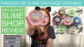 Talisa Tossell Slime Package Opening  100 Honest Famous UK Slime Review  Ruby Rose UK [upl. by Stelmach753]