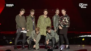 iKON  지못미APOLOGY  이리오너라ANTHEM  리듬 타RHYTHM TA in 2015 MAMA [upl. by Olegnad572]