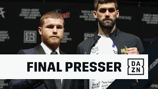 Canelo vs Rocky Final Press Conference [upl. by Sabba]