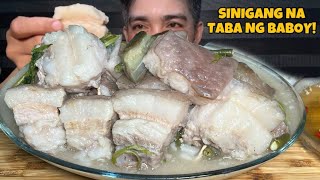 Taba ng Baboy Sinigang  Pork Belly Fats Mukbang Asmr  Filipino Food Mukbang Philippines [upl. by Zil387]