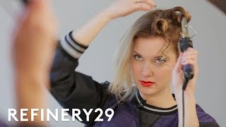 We Try A 1920s Hair Wave Tutorial  InstaMakeover  Refinery29 [upl. by Russi]